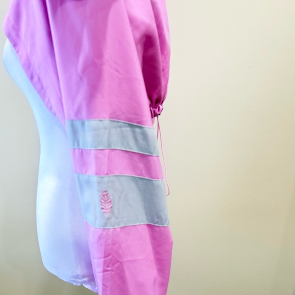 Free People Movement Swift Pink Gray Windbreaker Jacket Bolero Shrub Sz Fits All - Picture 5 of 10